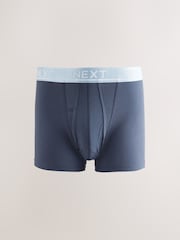 Blue Light Metallic Waistband A-Front Boxers 5 Pack - Image 3 of 9