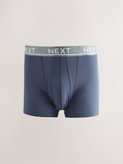 Blue Light Metallic Waistband A-Front Boxers 5 Pack - Image 5 of 9