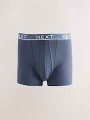 Blue Light Metallic Waistband A-Front Boxers 5 Pack - Image 6 of 9