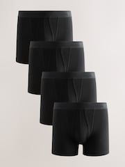Black Modal 4 pack Signature A-Fronts Boxers - Image 1 of 8