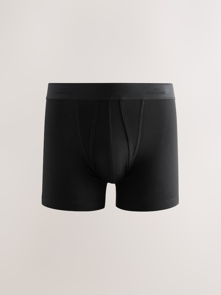 Black Modal 4 pack Signature A-Fronts Boxers - Image 2 of 8