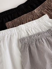 Animal Print 4 pack Woven Pure Boxers - Image 7 of 8
