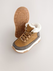 Tan Brown Warm Lined Walking Boots - Image 3 of 6