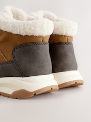 Tan Brown Warm Lined Walking Boots - Image 4 of 6