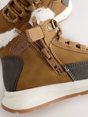 Tan Brown Warm Lined Walking Boots - Image 6 of 6