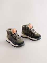 Green Khaki Thermal Thinsulate™ Lined Hiker Boots - Image 5 of 8