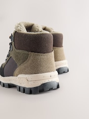 Green Khaki Thermal Thinsulate™ Lined Hiker Boots - Image 6 of 8
