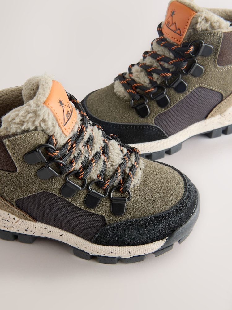 Green Khaki Thermal Thinsulate™ Lined Hiker Boots - Image 8 of 8