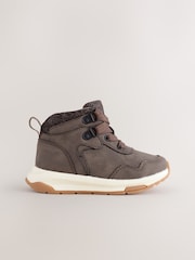 Chocolate Brown Warm Lined Walking Boots - Image 2 of 6