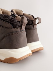 Chocolate Brown Warm Lined Walking Boots - Image 3 of 6