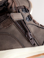 Chocolate Brown Warm Lined Walking Boots - Image 5 of 6