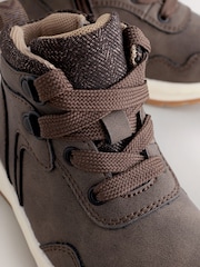 Chocolate Brown Warm Lined Walking Boots - Image 6 of 6