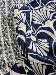 White Stuff Blue Elle Linen Blend Skirt - Image 6 of 6