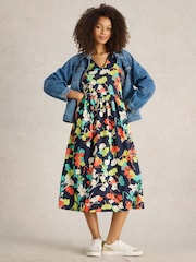 White Stuff Blue Leah Jersey Dress - Image 1 of 6