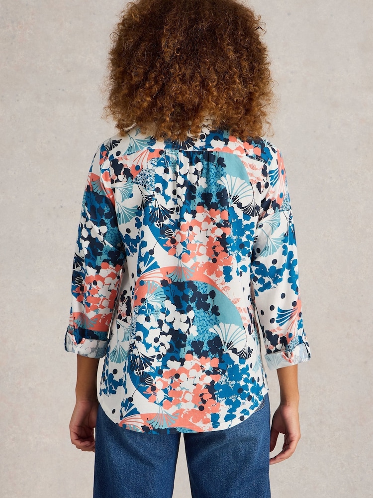 White Stuff White Sophie 100% Organic Cotton Shirt - Image 2 of 6