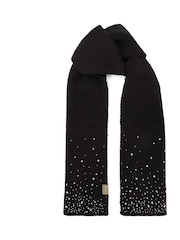 Dune London Black Lapland Diamante Scarf - Image 2 of 3