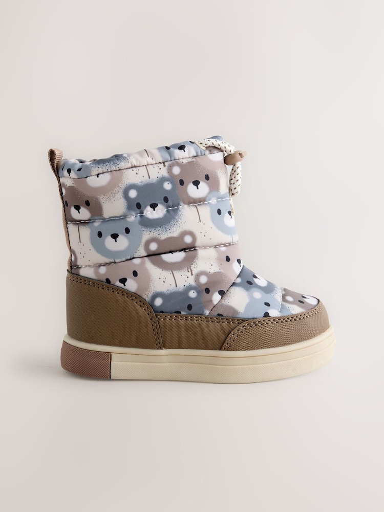 Neutral Bear Thermal Thinsulate™ Lined Quilted Water Resistant Boots - Image 2 of 5
