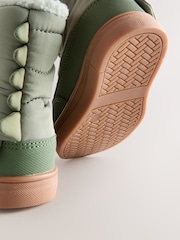Green Khaki Dino Thermal Thinsulate™ Lined Quilted Water Resistant Boots - Image 3 of 5