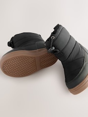 Black Thermal Thinsulate™ Lined Quilted Water Resistant Boots - Image 4 of 5
