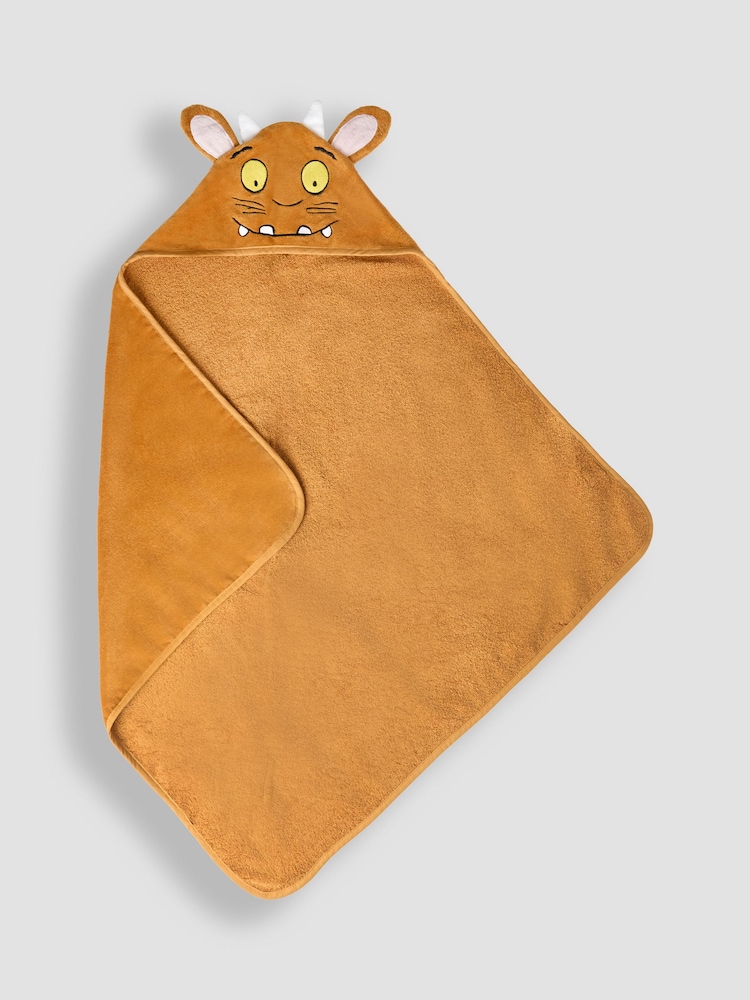 JoJo Maman Bébé The Gruffalo's Child Baby Hooded Towel - Image 1 of 3