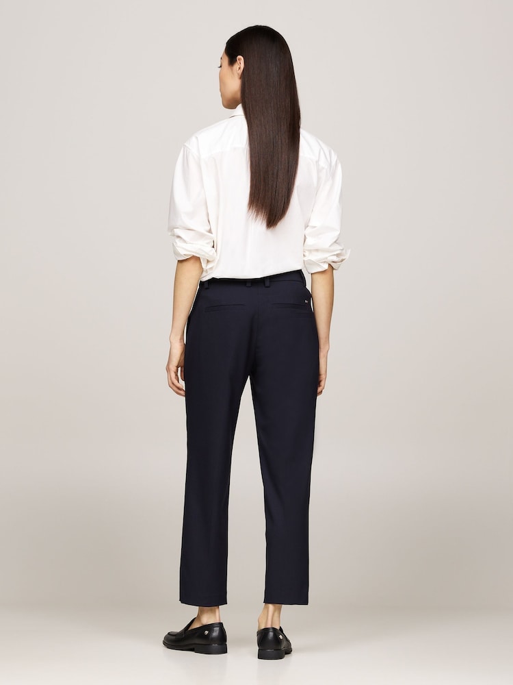Tommy Jeans Blue Slim Straight Core Trousers - Image 2 of 4