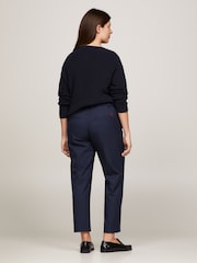 Tommy Jeans Blue Slim Straight Core Trousers - Image 3 of 4