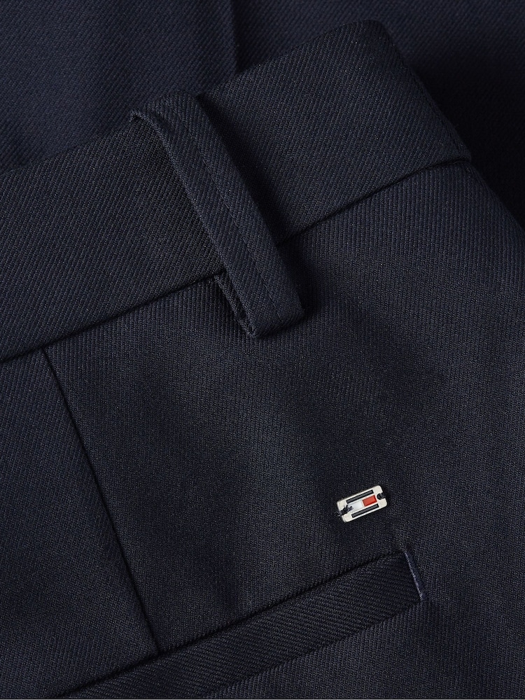 Tommy Jeans Blue Slim Straight Core Trousers - Image 4 of 4