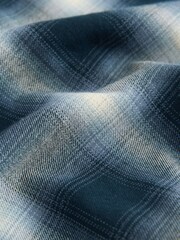 Blue Shadow Check Short Sleeve Check Shirt (3-16yrs) - Image 5 of 13