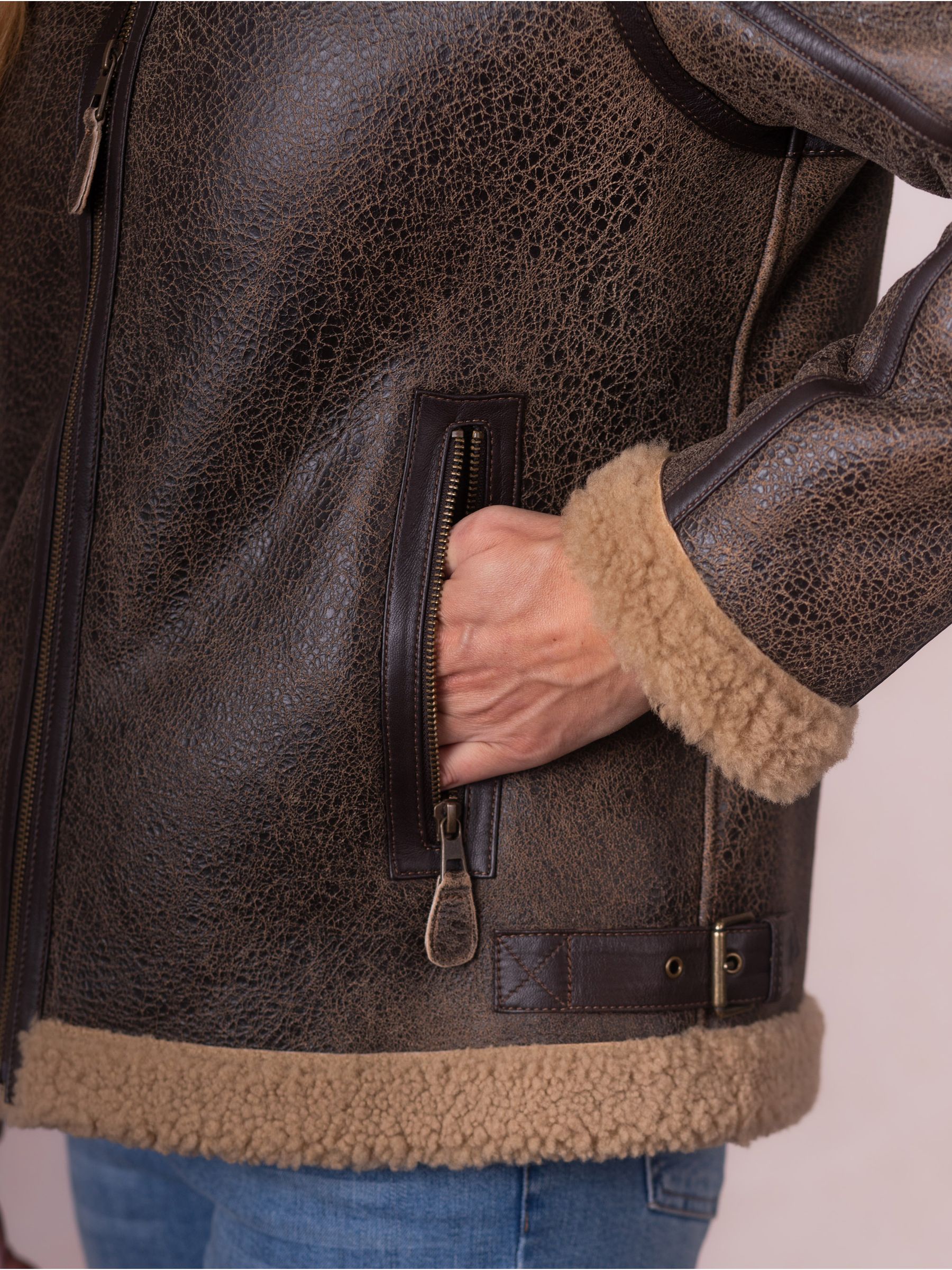 Buy Lakeland Leather Brown Cawfell Aviator Jacket from Next USA