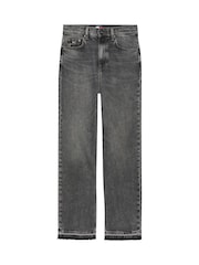 Tommy Jeans Black Slim Layla High Rise Straight Jeans - Image 6 of 7