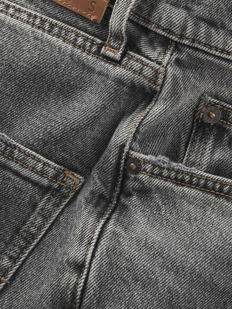 Tommy Jeans Black Slim Layla High Rise Straight Jeans - Image 7 of 7