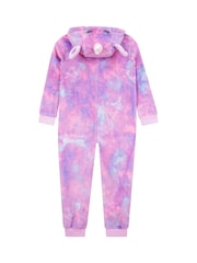 Harry Bear Purple Unicorn All-In-One With 3D Ears And Horn - Image 4 of 6