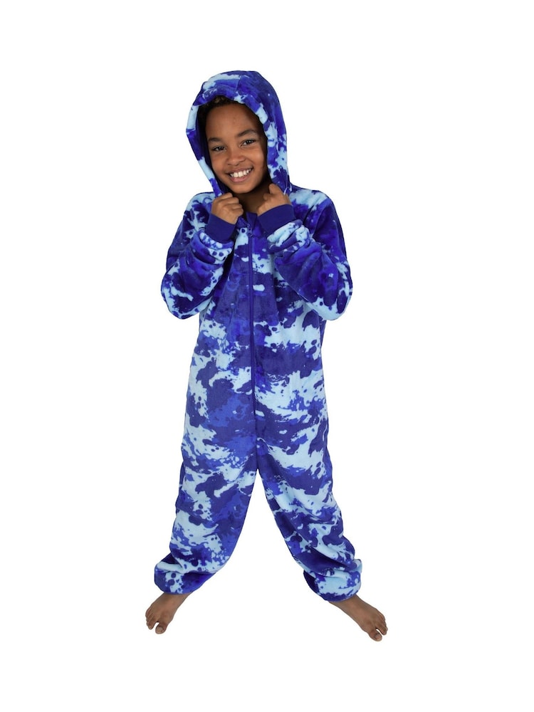 Harry Bear Blue Camouflage Pattern All-In-One - Image 2 of 9