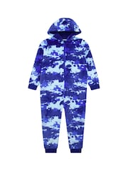 Harry Bear Blue Camouflage Pattern All-In-One - Image 4 of 9