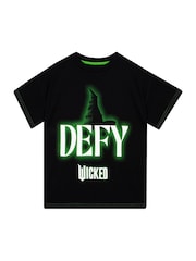 Character Black Wicked Defy Short Sleeve 100% Cotton T-Shirt - Image 1 of 10