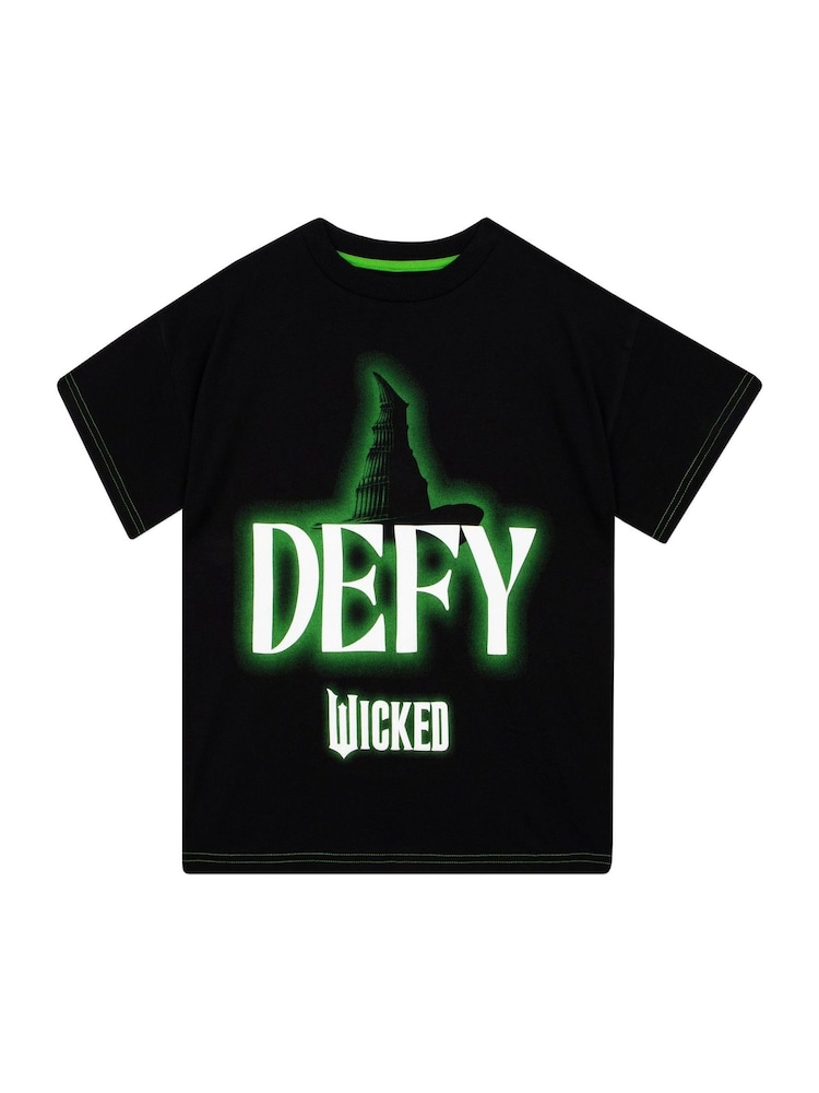 Character Wicked Defy Short Sleeve 100% Cotton T-Shirt - Imagen 1 de 10 Character Wicked Defy Short Sleeve 100% Cotton T-Shirt - Imagen 1 de 10