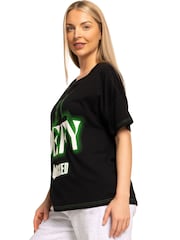 Character Black Wicked Defy Short Sleeve 100% Cotton T-Shirt - Image 9 of 10