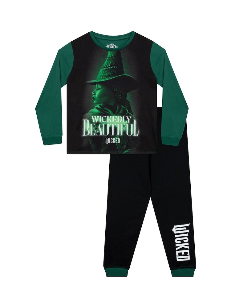 Character Black Elphaba Wickedly Beautiful Black Pyjamas - Image 1 of 10 Character Black Elphaba Wickedly Beautiful Black Pyjamas - Image 1 of 10
