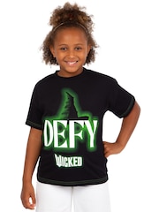 Character Black Wicked Defy Short Sleeve 100% Cotton T-Shirt - Image 1 of 8
