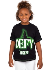 Character Black Wicked Defy Short Sleeve 100% Cotton T-Shirt - Image 4 of 8