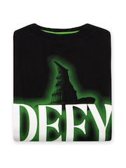 Character Black Wicked Defy Short Sleeve 100% Cotton T-Shirt - Image 8 of 8