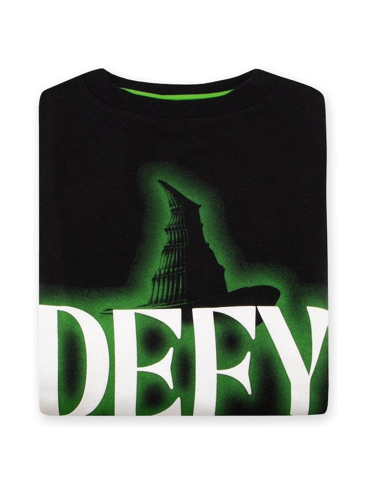 Character Black Wicked Defy Short Sleeve 100% Cotton T-Shirt - Image 8 of 8