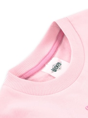 Character Pink Wicked Glinda Glitter 100% Cotton Sweatshirt - Image 4 of 9