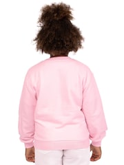 Character Pink Wicked Glinda Glitter 100% Cotton Sweatshirt - Image 7 of 9