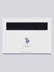 U.S. Polo Assn. Black Winter Mens Luxury Rib Knit Beanie And Scarf Box Set - Image 1 of 4