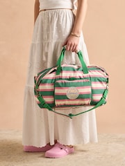 Joules Green Resort Stripe Packaway - Duffle - Image 1 of 13