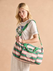 Joules Green Resort Stripe Packaway - Duffle - Image 2 of 13