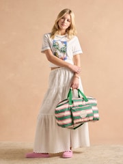 Joules Green Resort Stripe Packaway - Duffle - Image 4 of 13