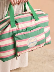 Joules Green Resort Stripe Packaway - Duffle - Image 5 of 13