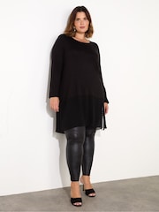 Live Unlimited Curve Jersey-Tunika mit Chiffon-Saum - Bild 2 von 4